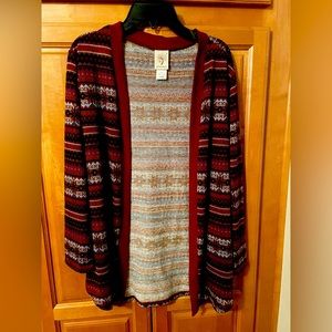 Striped Self Esteem brand Cardigan
